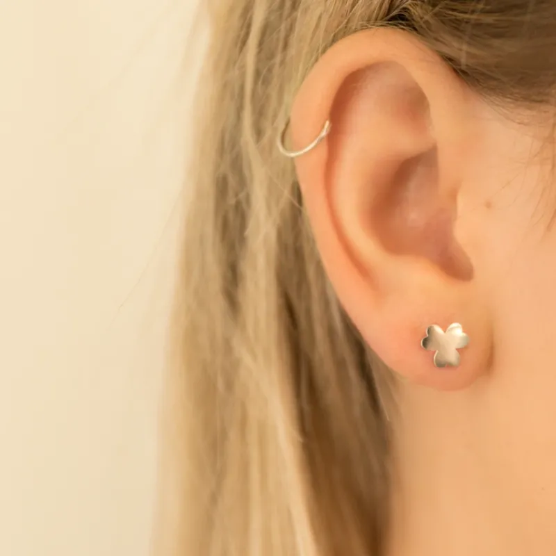 Finaste Stud oorbellen klavertje Outlet