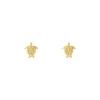 Finaste Stud oorbellen schildpad goudkleurig Clearance