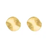 Finaste Stud oorbellen statement round goudkleurig Discount