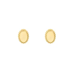 Finaste Stud oorbellen vintage goldplated New