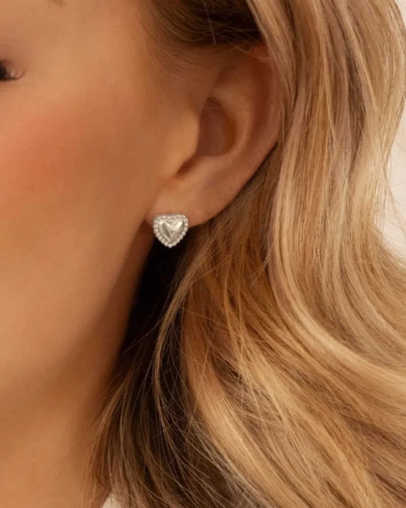 Finaste Stud oorbellen vintage hartje Best