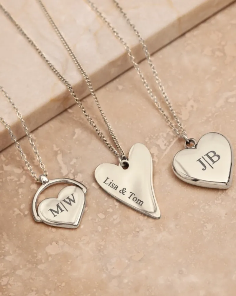 Finaste Sweet heart ketting graveren Outlet