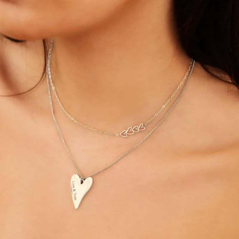 Finaste Sweet heart ketting graveren Outlet