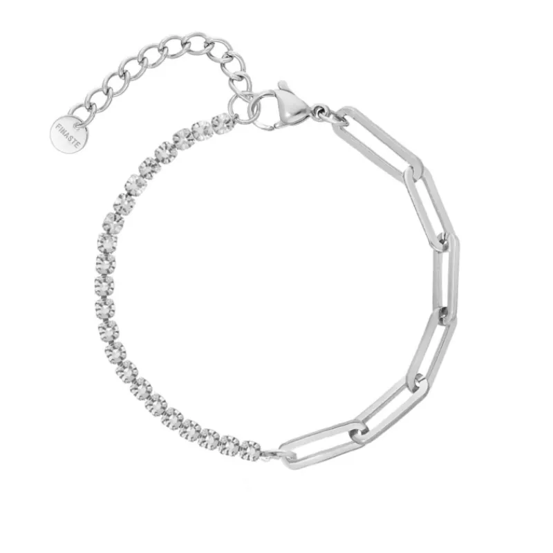 Finaste Tennis armband met schakels Outlet