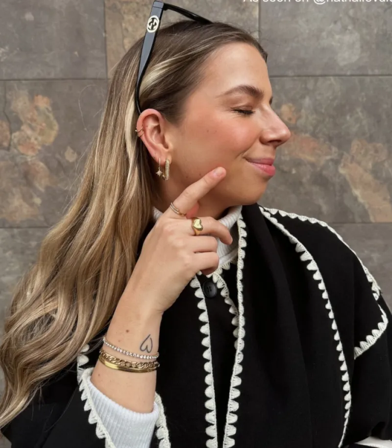 Finaste Tennis bracelet goud kleurig Best