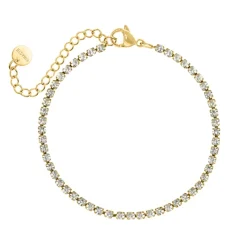 Finaste Tennis Bracelet Minimalistisch Goldplated Outlet