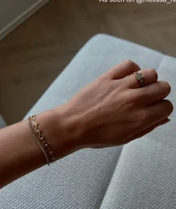 Finaste Tennis Bracelet Minimalistisch Goldplated Outlet