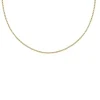 Finaste Tennis necklace minimalistisch goldplated Online