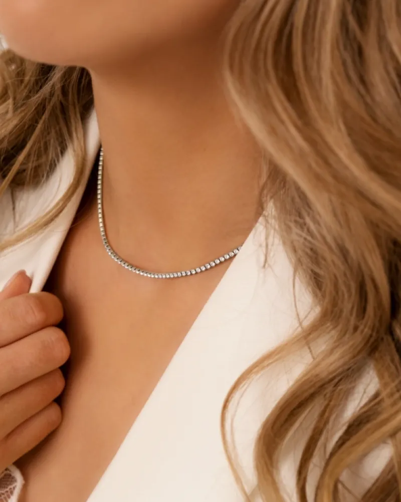 Finaste Tennis necklace minimalistisch Outlet