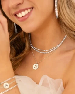 Finaste Tennis necklace minimalistisch Outlet