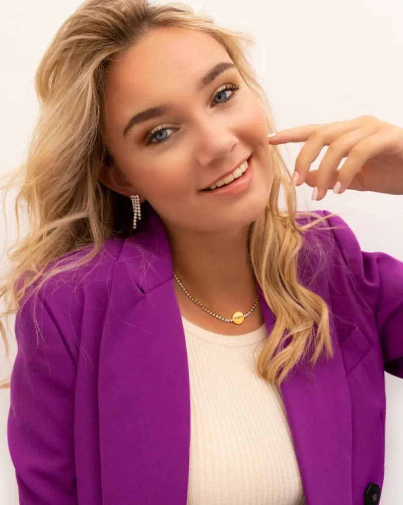 Finaste Tennis oorbellen luxury goud kleurig Fashion