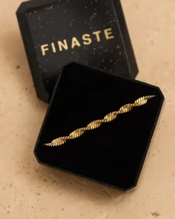 Finaste Trending influencer ketting goudkleurig Clearance