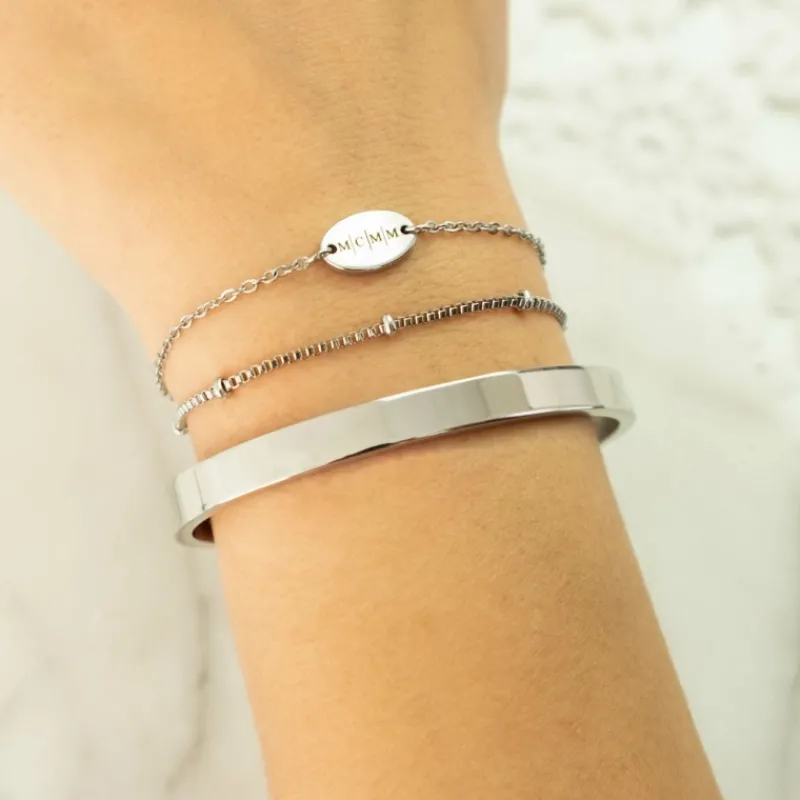 Finaste Trendy armbandje met 4 letters Fashion