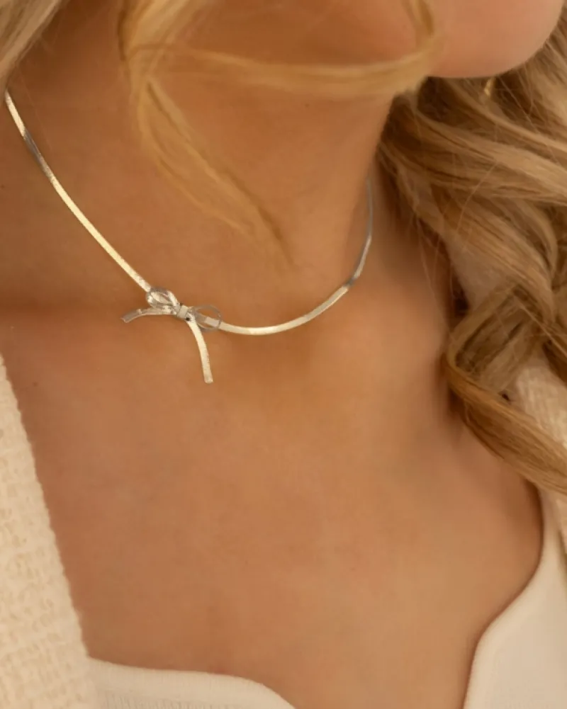 Finaste Trendy bow necklace Fashion