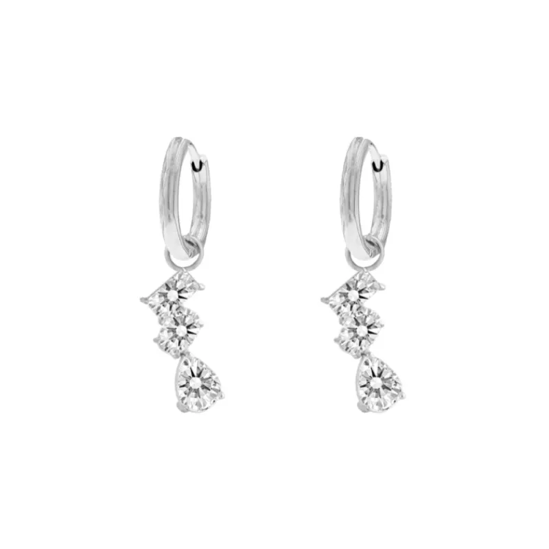 Finaste Triple gem earrings Discount