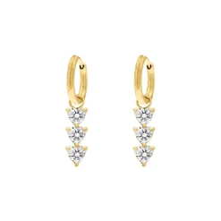 Finaste Triple love oorbellen goudkleurig Online