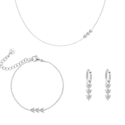 Finaste Triple love sieraden set Outlet