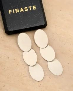 Finaste Triple oval earrings Outlet
