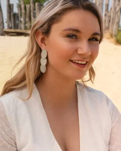 Finaste Triple oval earrings Outlet