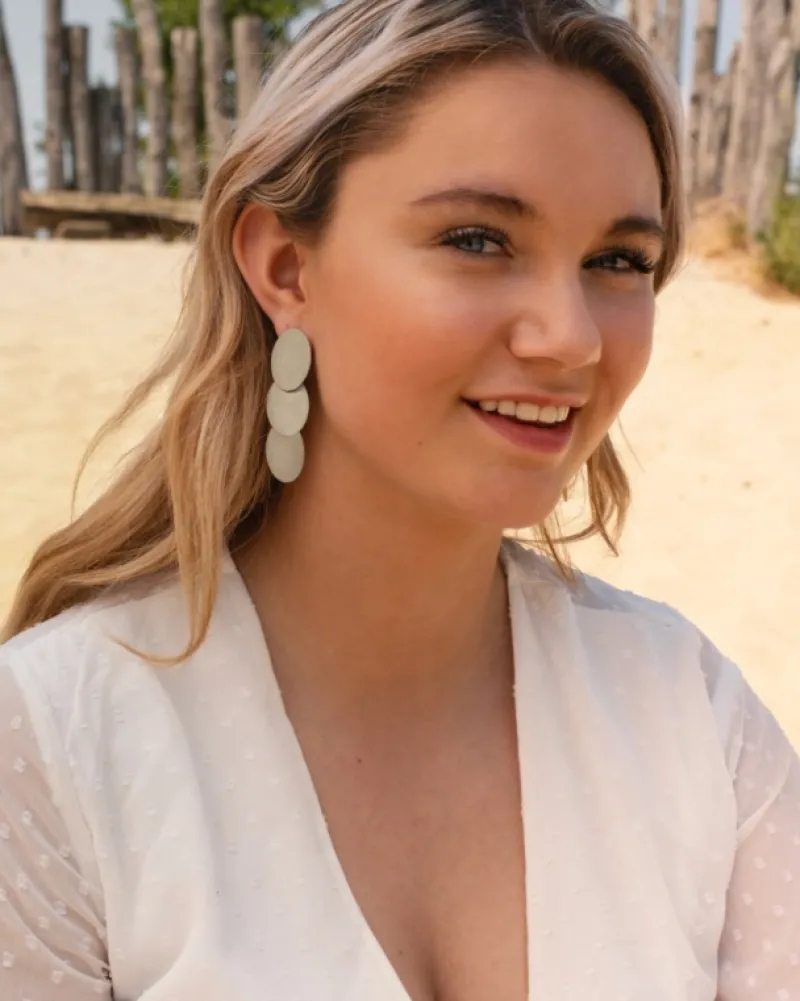 Finaste Triple oval earrings Outlet