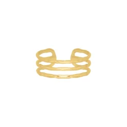 Finaste Triple ring verstelbaar goudkleurig Sale
