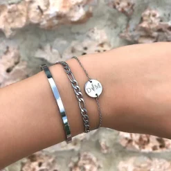 Finaste Twee Initialen armband Online