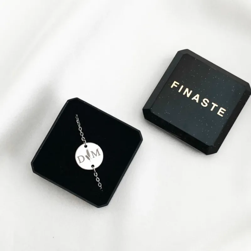 Finaste Twee Initialen armband Online