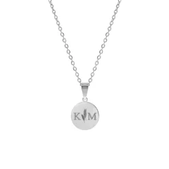 Finaste Twee Initialen ketting Sale