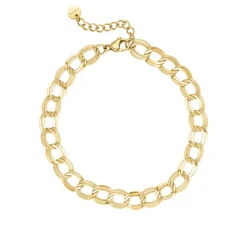Finaste Twin chain bracelet goldplated Fashion