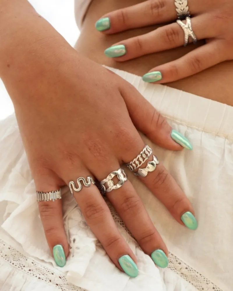 Finaste Verstelbare ring chain link Outlet