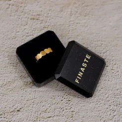 Finaste Verstelbare Ring Chunky Kleur Goud Online