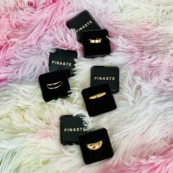 Finaste Verstelbare Ring Chunky Kleur Goud Online