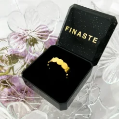 Finaste Verstelbare Ring Chunky Kleur Goud Online