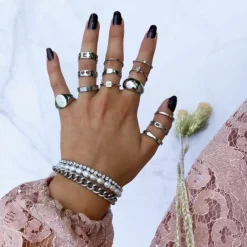 Finaste Verstelbare ring hartjes New
