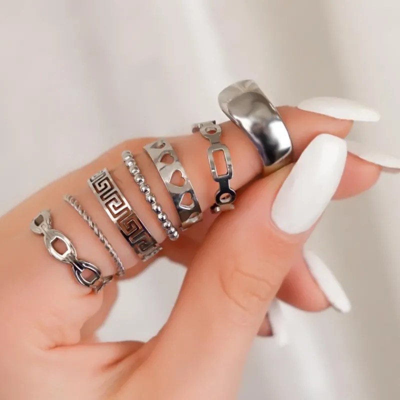Finaste Verstelbare ring hartjes New