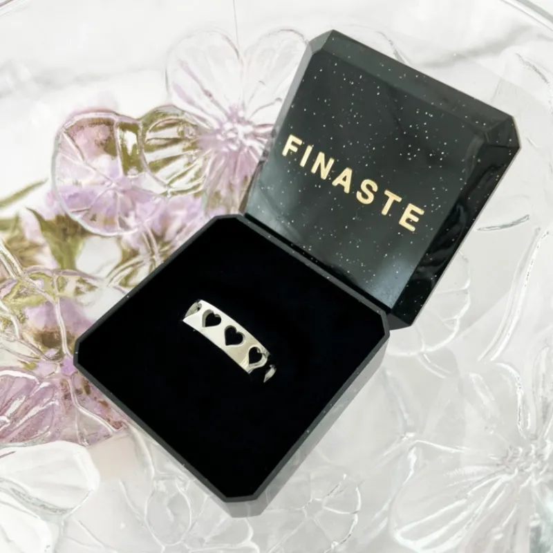 Finaste Verstelbare ring hartjes New
