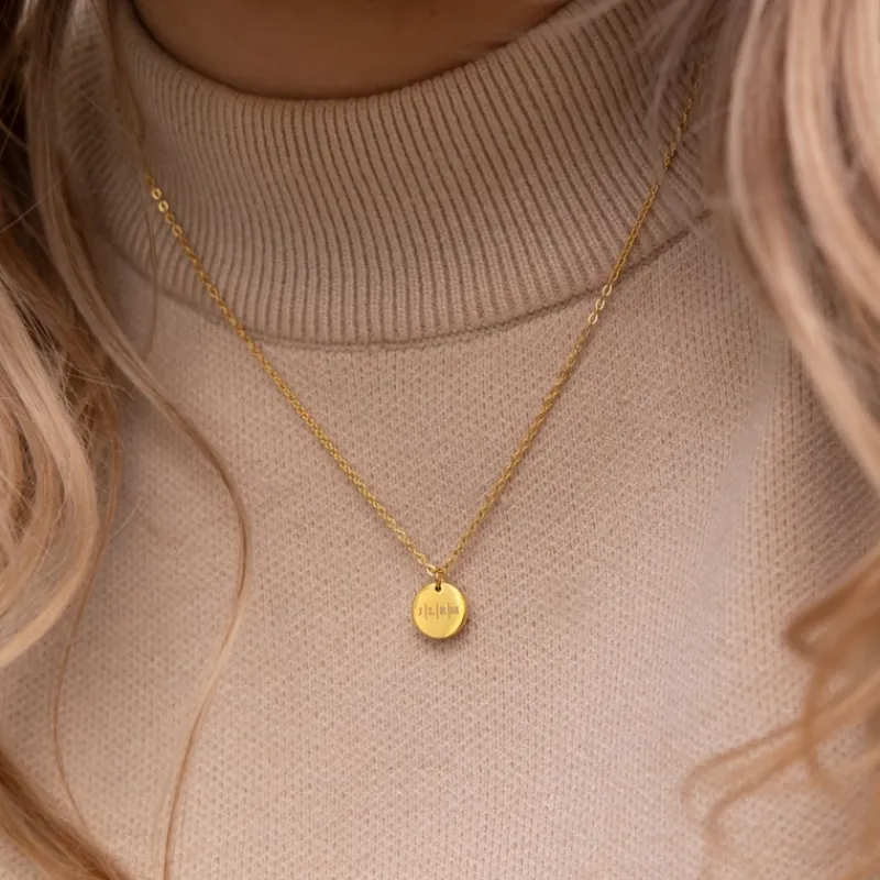 Finaste Vier Initialen Ketting Goud Kleurig Discount