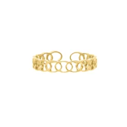 Finaste Vintage chain ring goudkleurig Best