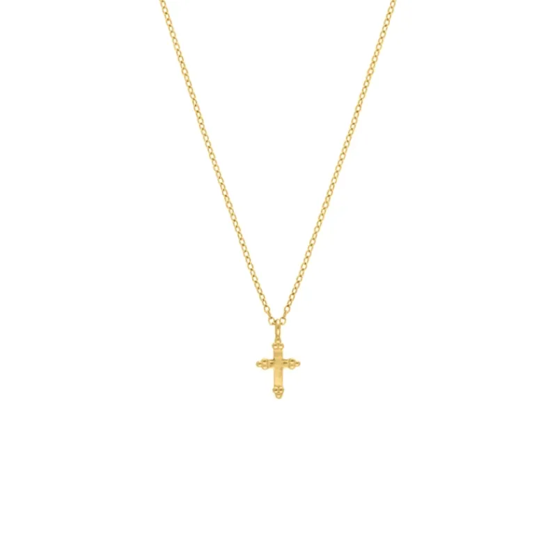 Finaste Vintage cross necklace goldplated Fashion