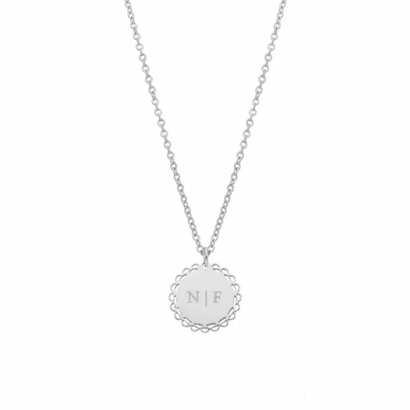 Finaste Vintage initial ketting Discount