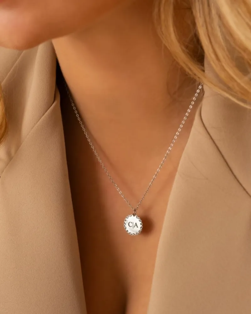 Finaste Vintage initial ketting Discount