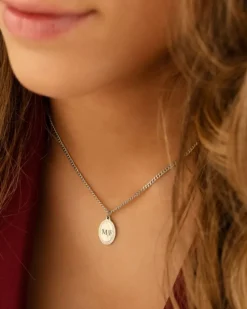 Finaste Vintage initial necklace Online