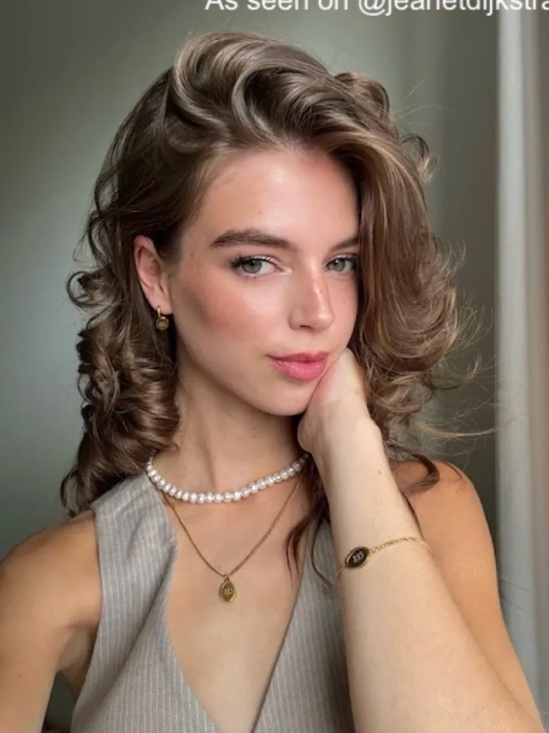 Finaste Vintage initial necklace goldplated Sale