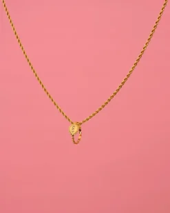 Finaste Vintage Initial Ring Goudkleurig New