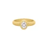 Finaste Vintage stone ring goudkleurig Sale