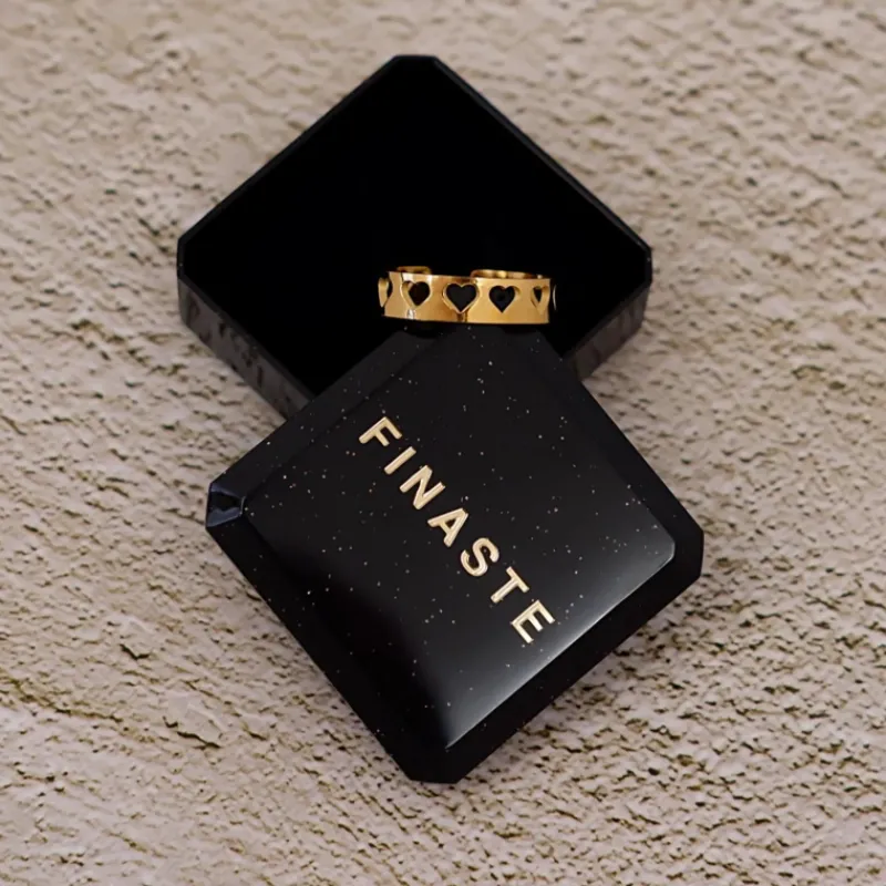 Finaste Vriendschapsringen hartjes goldplated Discount