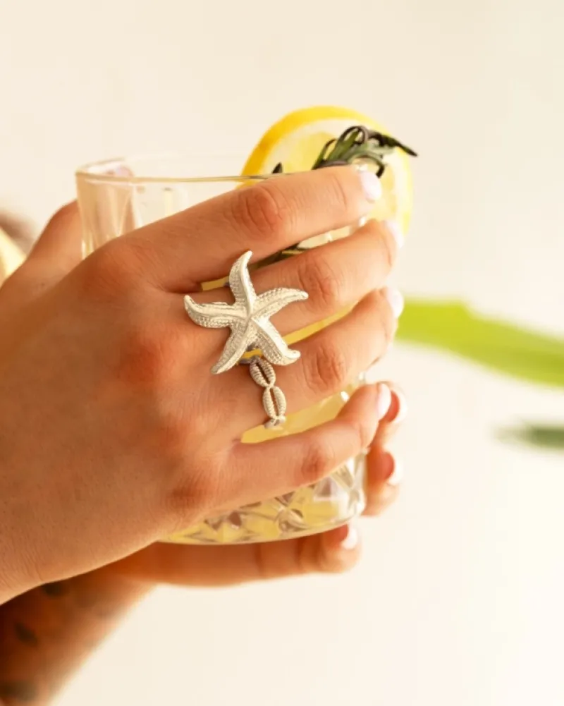 Finaste Zeester ring verstelbaar Discount
