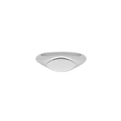Finaste Zegelring ovaal kleur zilver Fashion