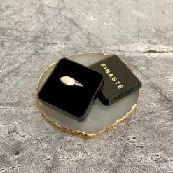 Finaste Zegelring ovaal kleur zilver Fashion