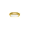 Finaste Zegelring Parelmoer kleur goud Discount